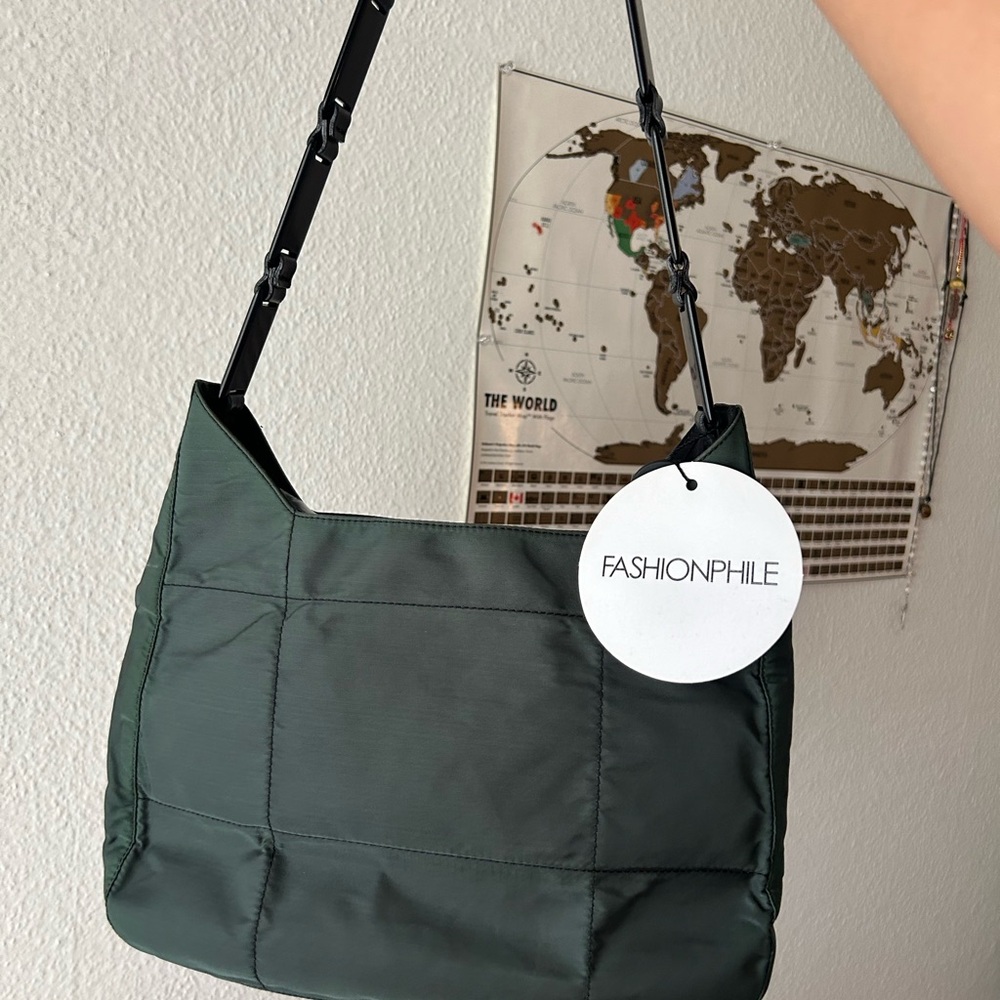 Vintage Prada Green Shoulder Bag